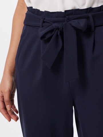 ONLY Zúžený Kalhoty se sklady v pase 'POPTRASH' – modrá