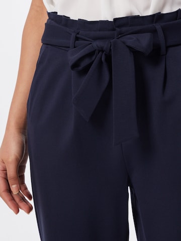 ONLY Tapered Pleat-Front Pants 'POPTRASH' in Blue