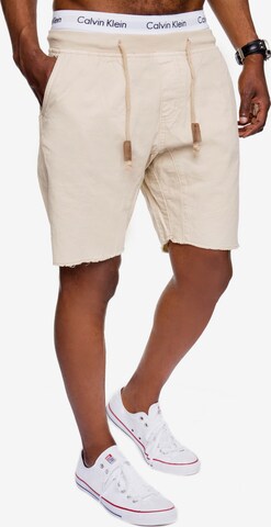 INDICODE JEANS Shorts 'Carver' in Beige