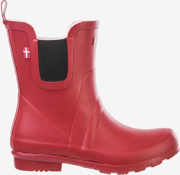 Mols Rubber Boots 'SUBURBS' in Red