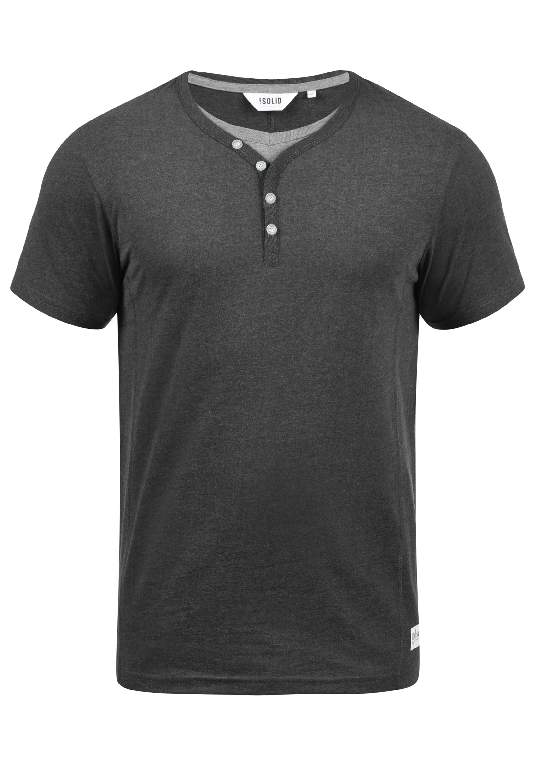 T-Shirt 'Dorian' !Solid en gris : devant