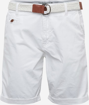 INDICODE JEANS Shorts 'Conor' in Weiß: front