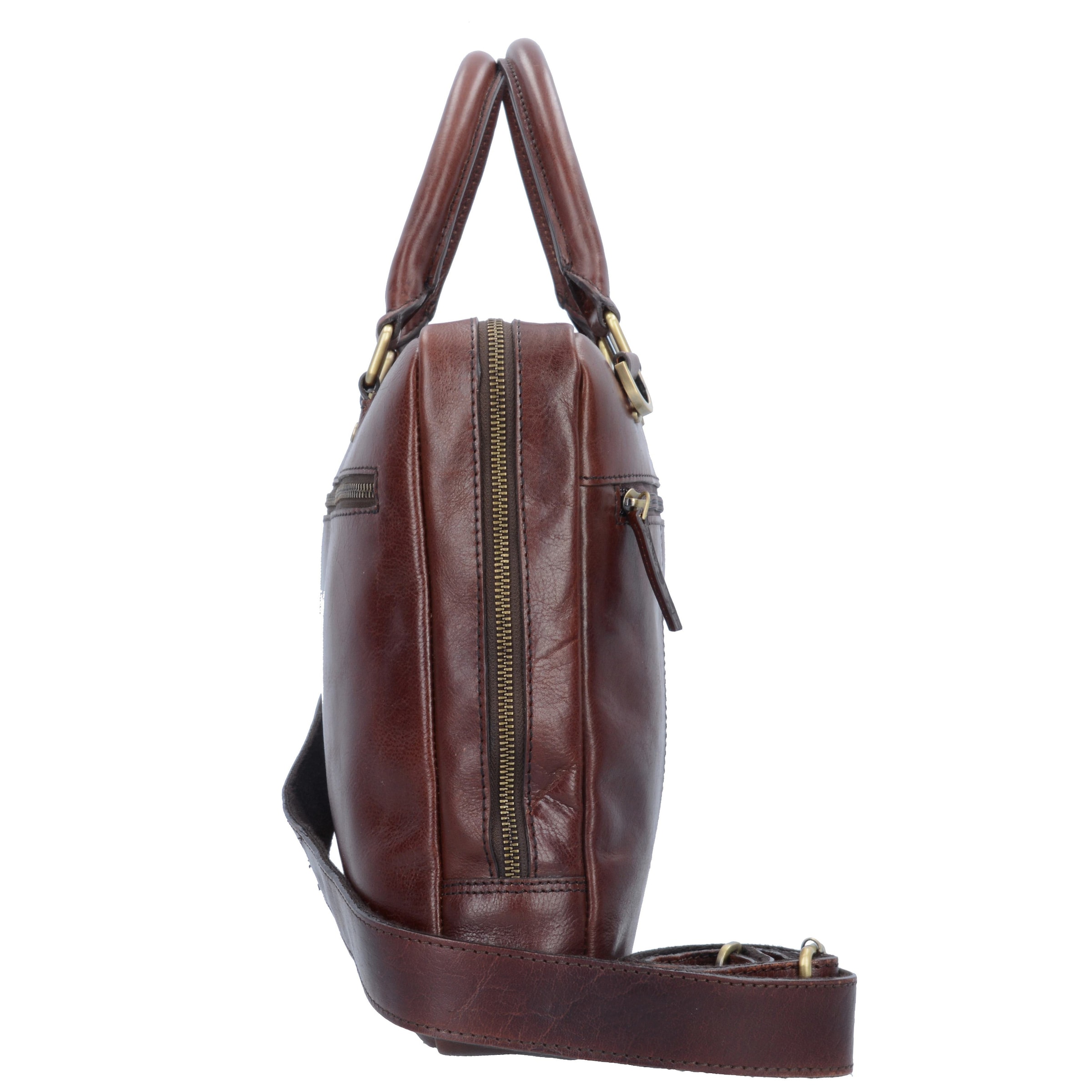 LEONHARD HEYDEN Document Bag 'Cambridge' in Brown