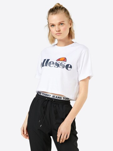 Maglietta 'Alberta' di ELLESSE in bianco: frontale