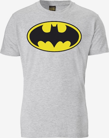 LOGOSHIRT Shirt 'BATMAN' in Grijs: voorkant