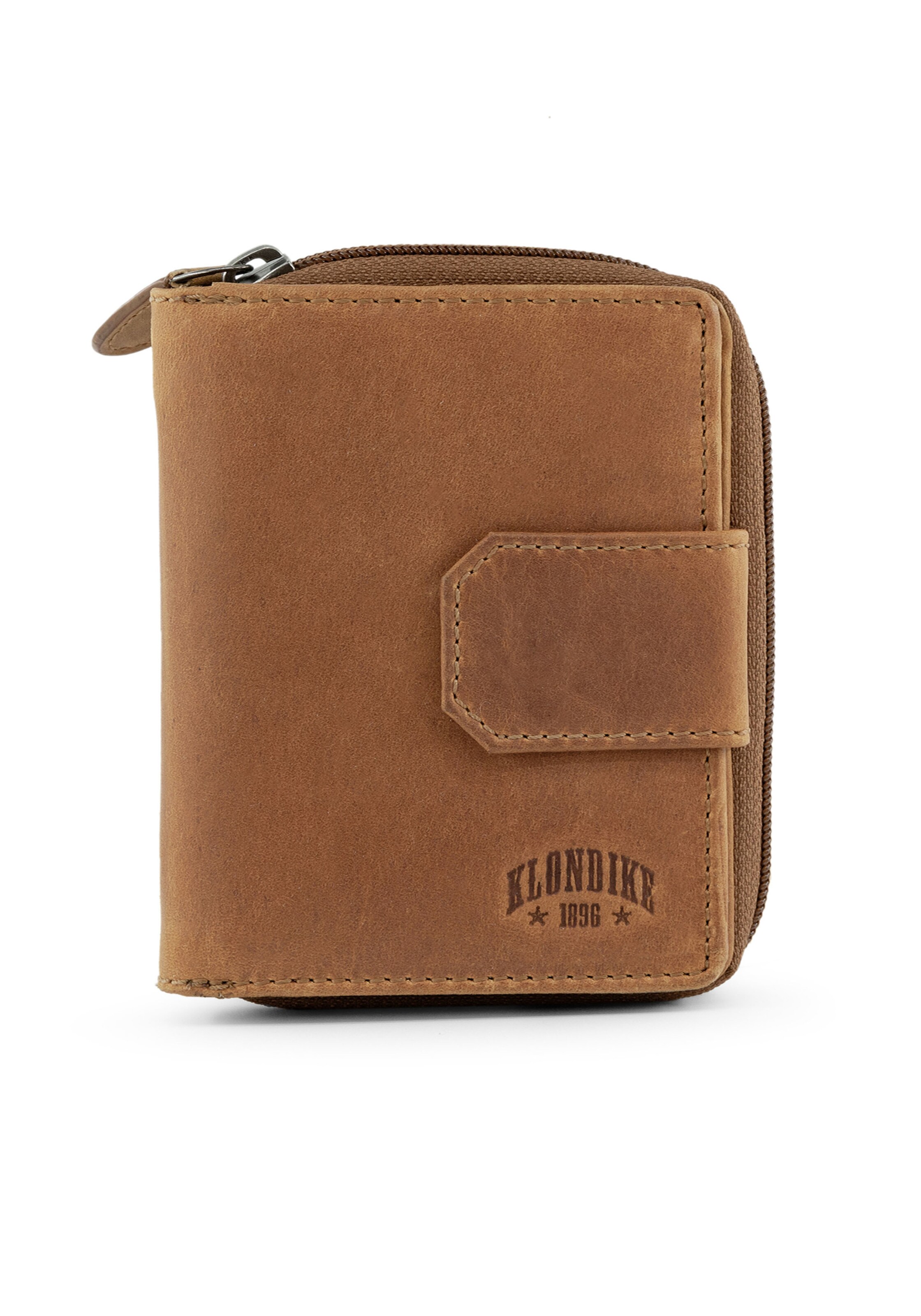 KLONDIKE 1896 - Portemonnee 'Lisa' in de kleur Karamel