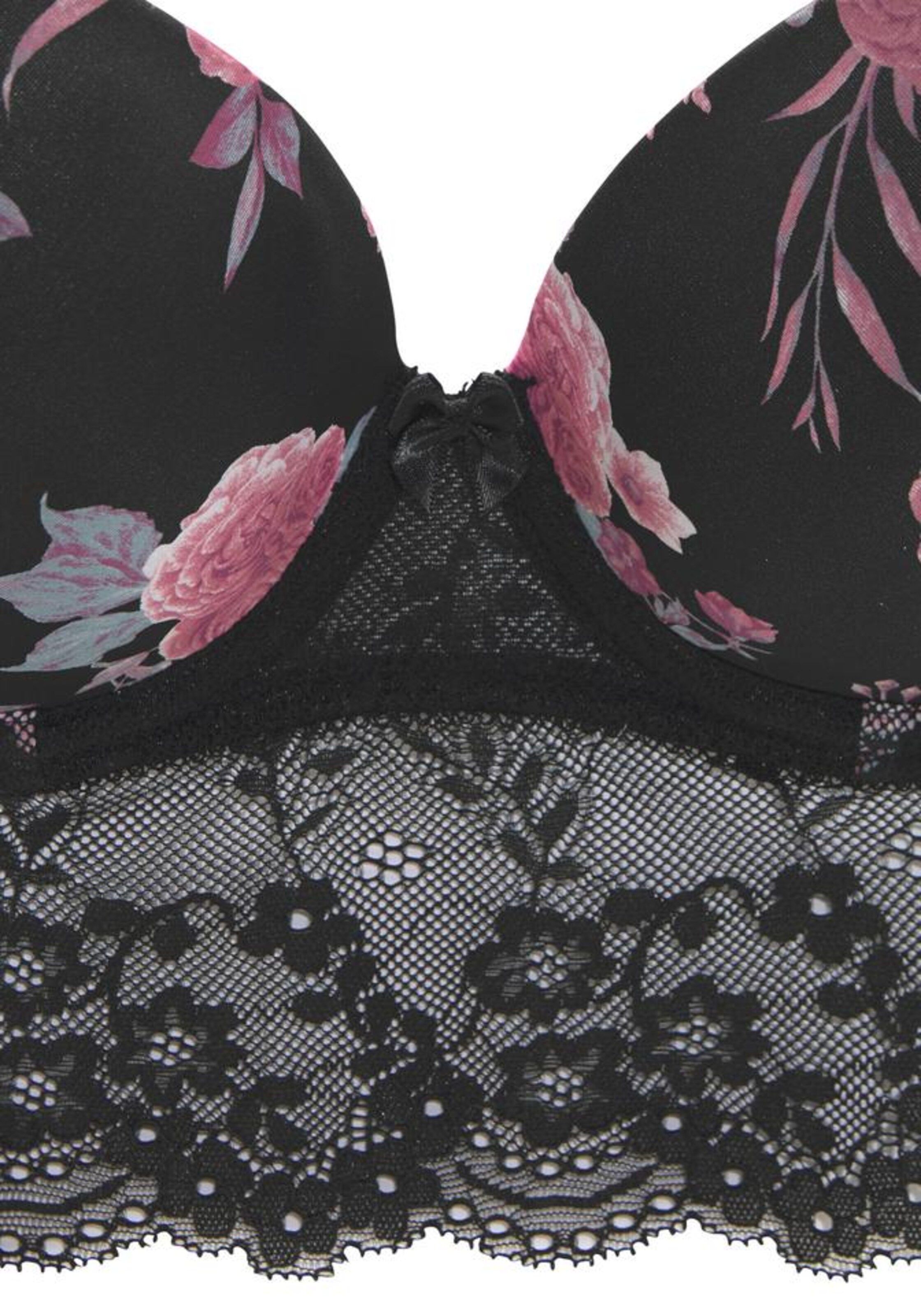 LASCANA Push-up BH i sort