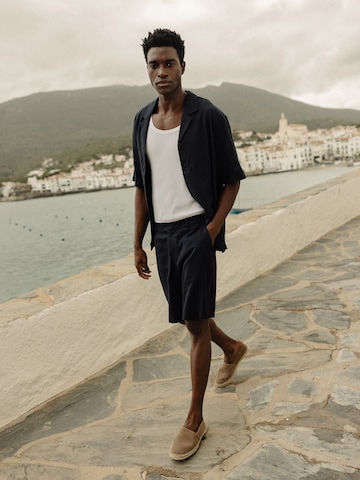 Linen Navy Blue Set
