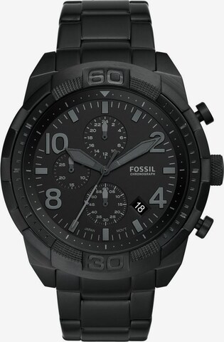 FOSSIL Uhr in Schwarz: predná strana