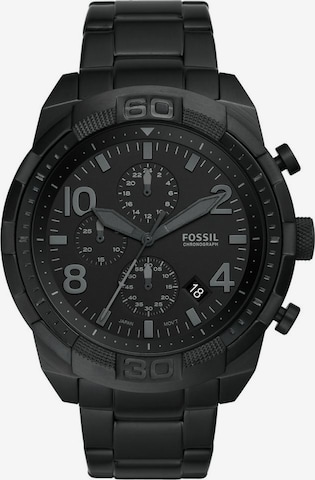 FOSSIL Uhr in Schwarz: predná strana