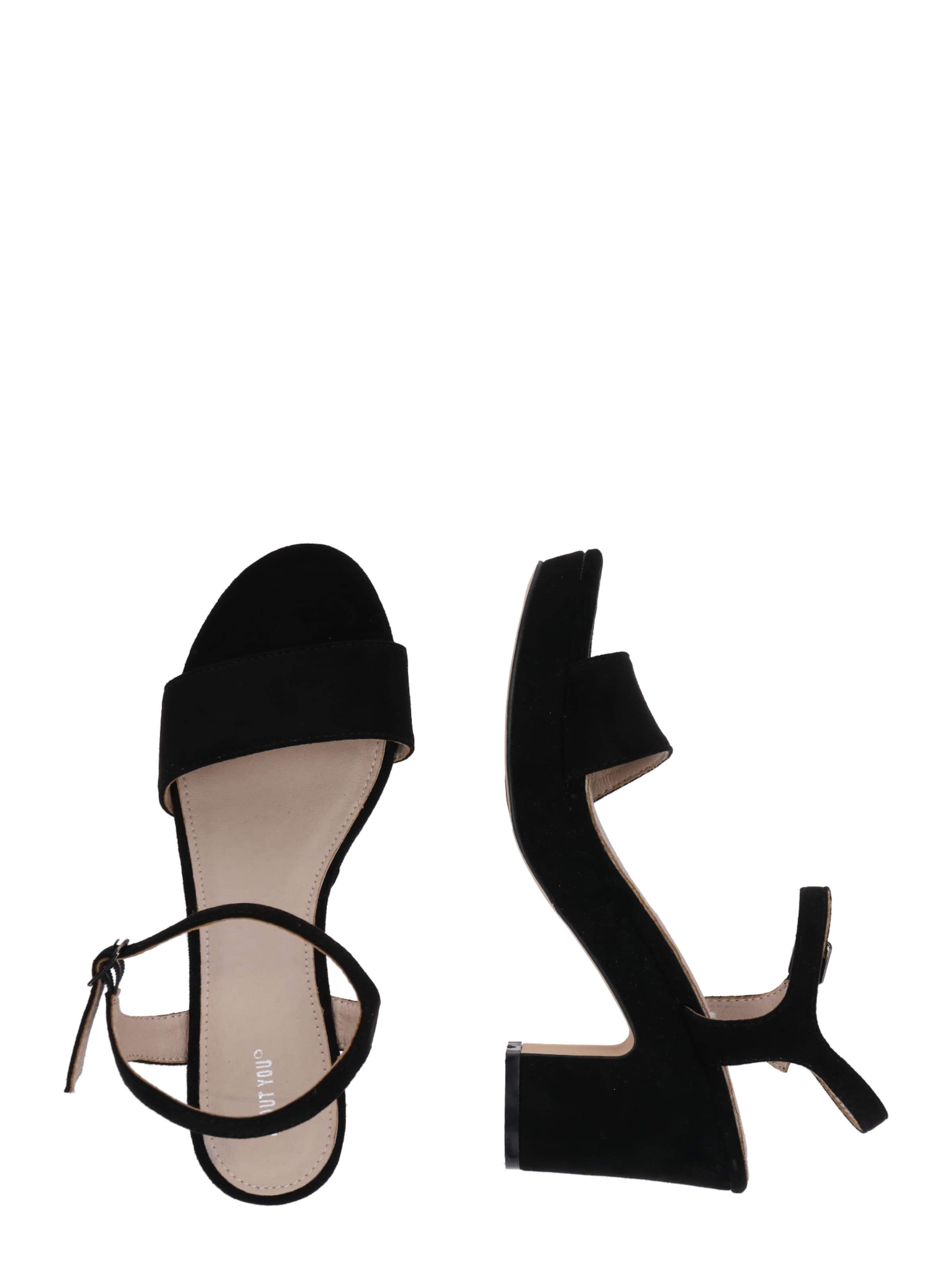 ABOUT YOU Sandals 'Elea' in Black: side