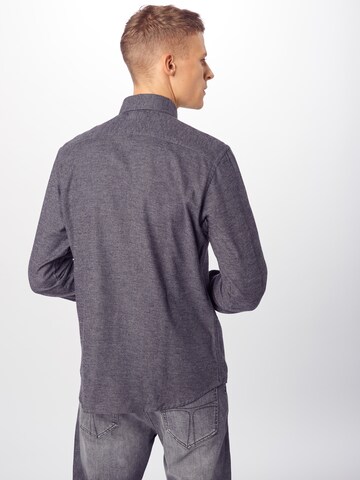 Coupe regular Chemise 'Daniel' BRAX en gris : derrière