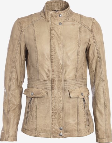 MUSTANG Lederjacke 'Jasmin' in Beige: predná strana