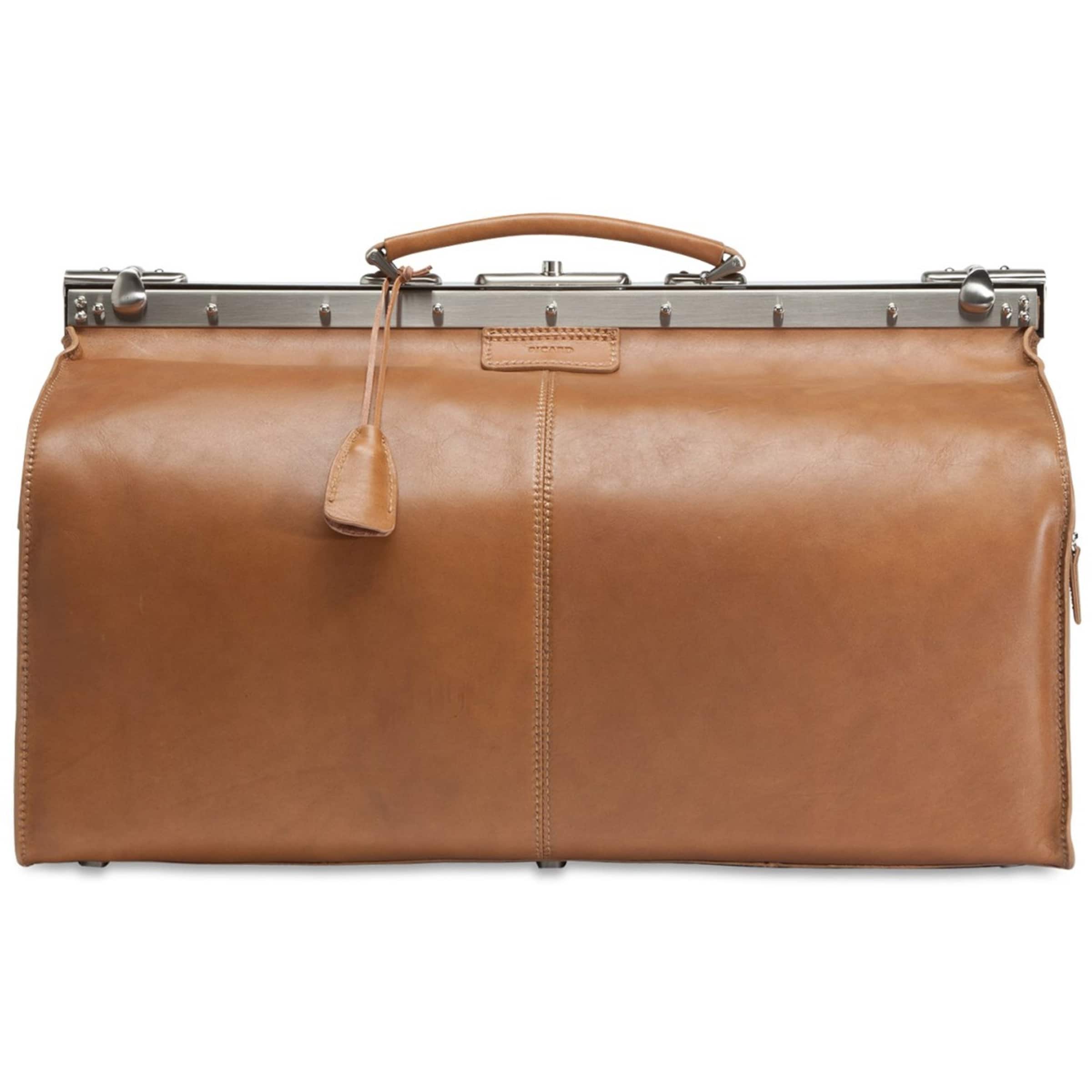 Sac de voyage Picard en beige : devant