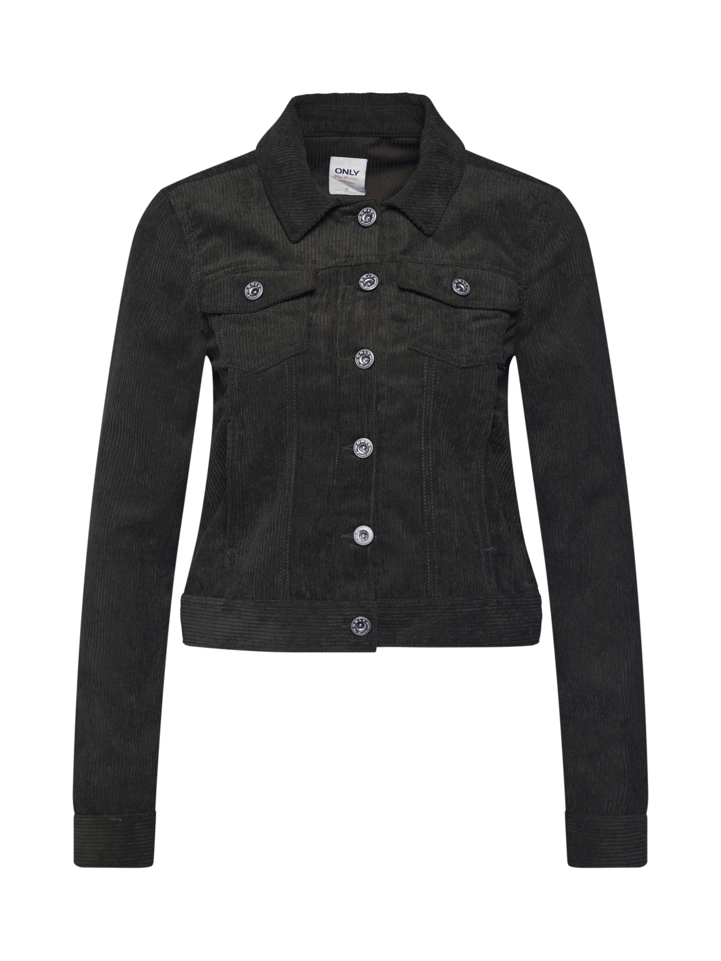 ONLY - Tussenjas 'onlELVIRA WESTA CORDUROY JACKET PNT' in de kleur Groen