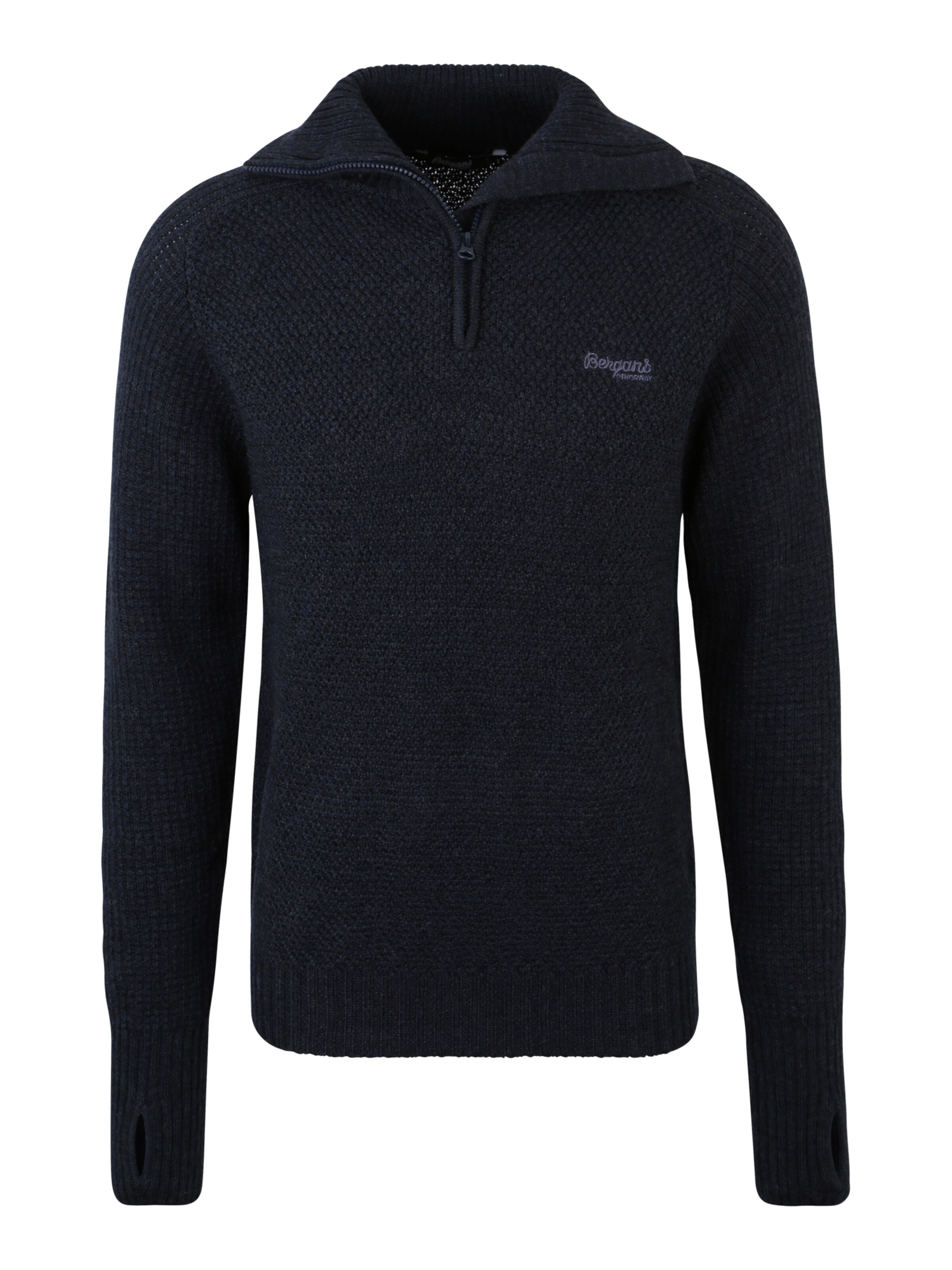 Bergans - Gebreid vest 'Ulriken' in de kleur Donkerblauw