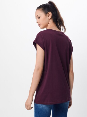 T-shirt Urban Classics en violet : derrière
