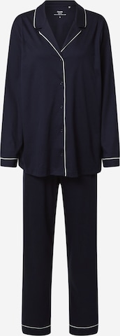 CALIDA - regular Pijama en azul: frente