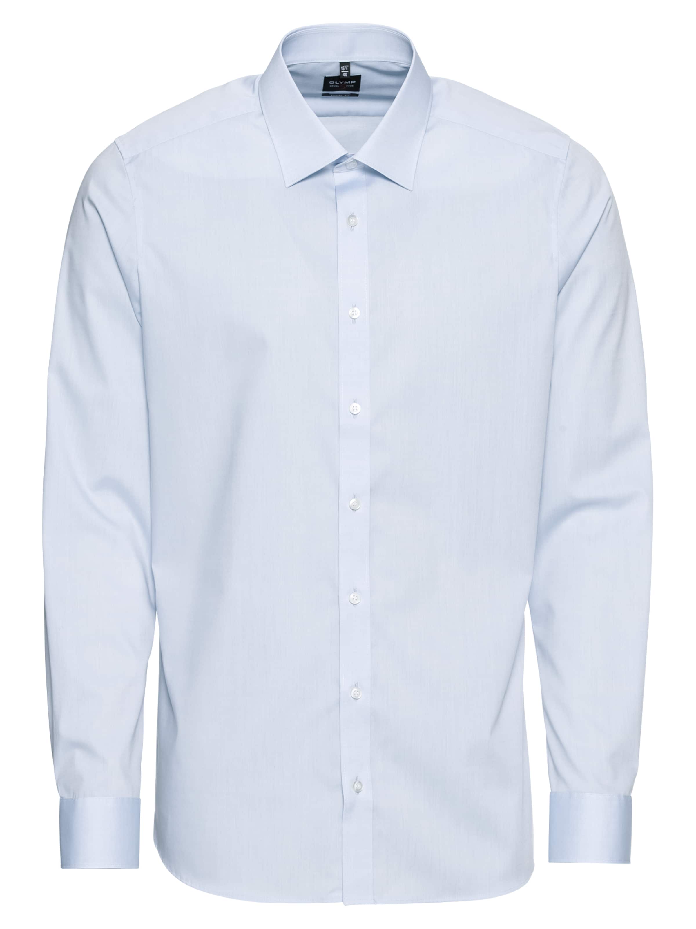 OLYMP Business Shirt 'Level 5' in Blue: front