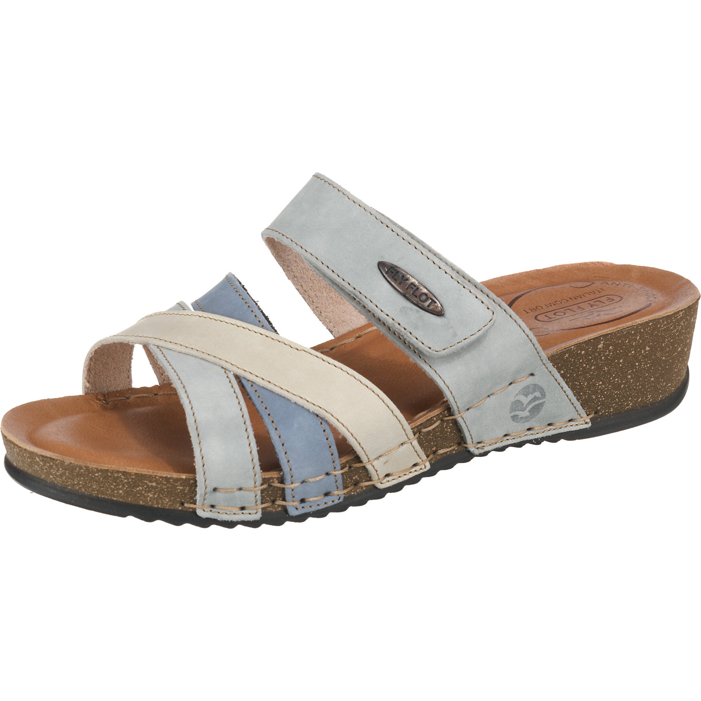 FLY FLOT - Pantoletten in grau