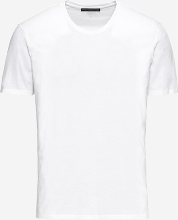 DRYKORN Regular fit T-shirt 'CARLO' i vit: framsida