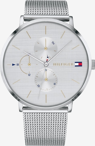 TOMMY HILFIGER Analoog horloge in Zilver: voorkant