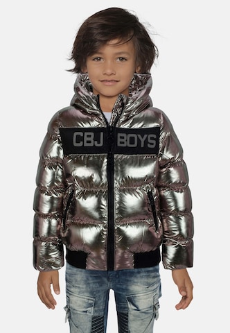 CIPO & BAXX Winter Jacket in Silver: front
