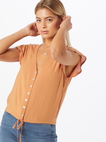 Camicia da donna di Hailys in marrone