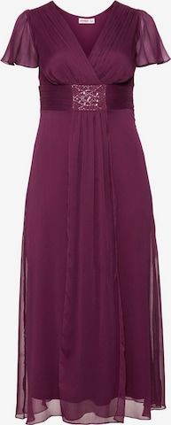 SHEEGO Evening dress in Purple: front