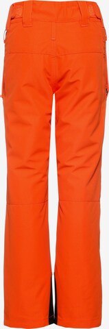 PROTEST Regular Outdoor Pants 'Bork' in Orange