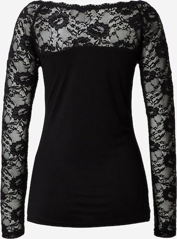 T-shirt 'Lacy' Kaffe en noir