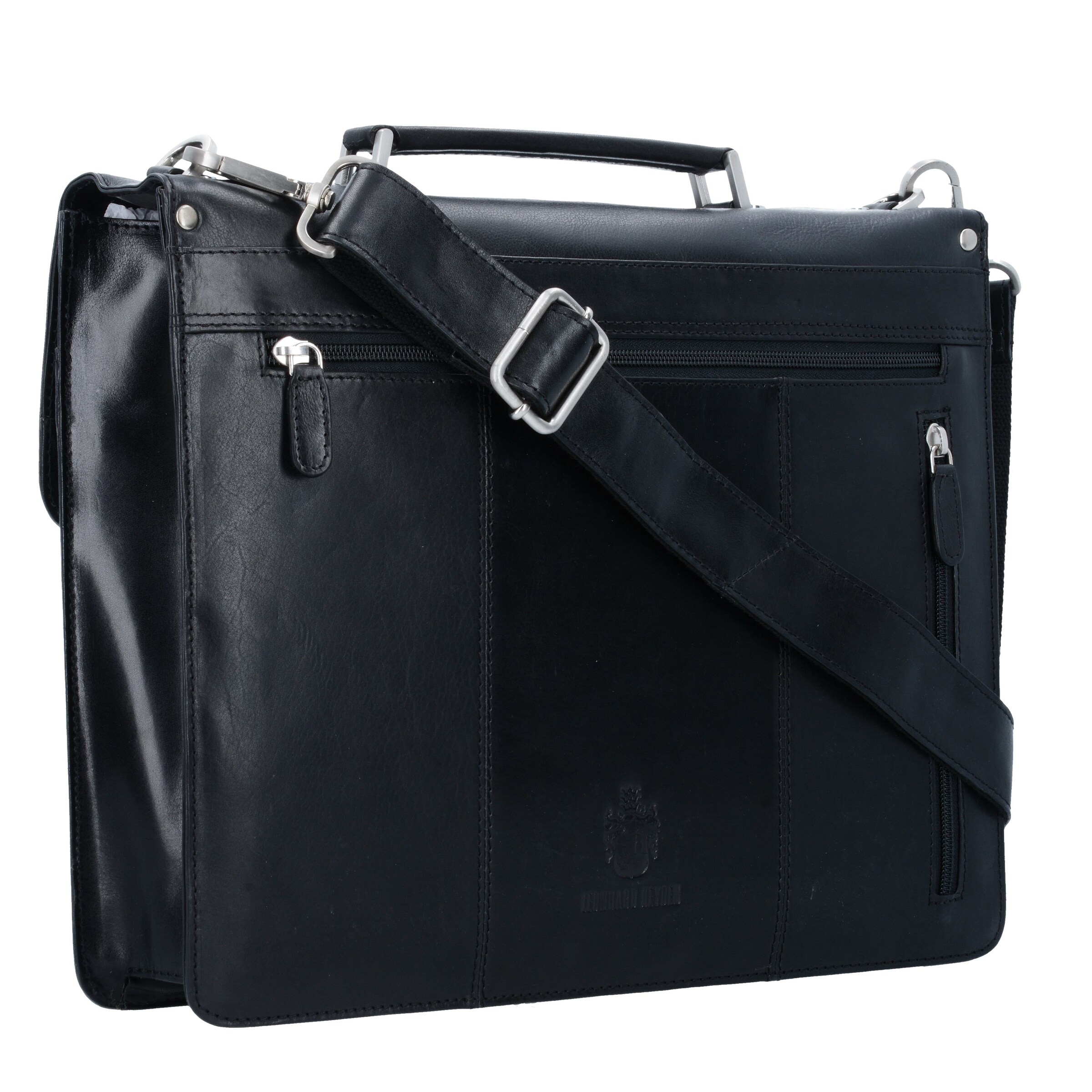 LEONHARD HEYDEN Document bag 'Cambridge' in Black