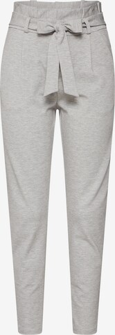 VERO MODA Pleat-front trousers 'VMEVA' in Grey: front