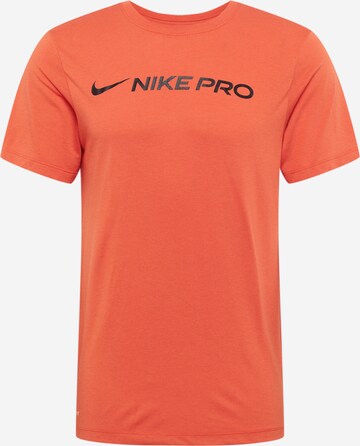 NIKE Performance Shirt 'Pro' in Orange: front