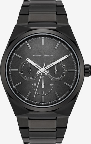 Rhodenwald & Söhne Analog Watch in Black: front