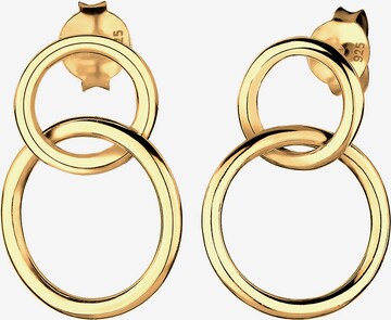 ELLI Earrings 'Kreis' in Gold: front