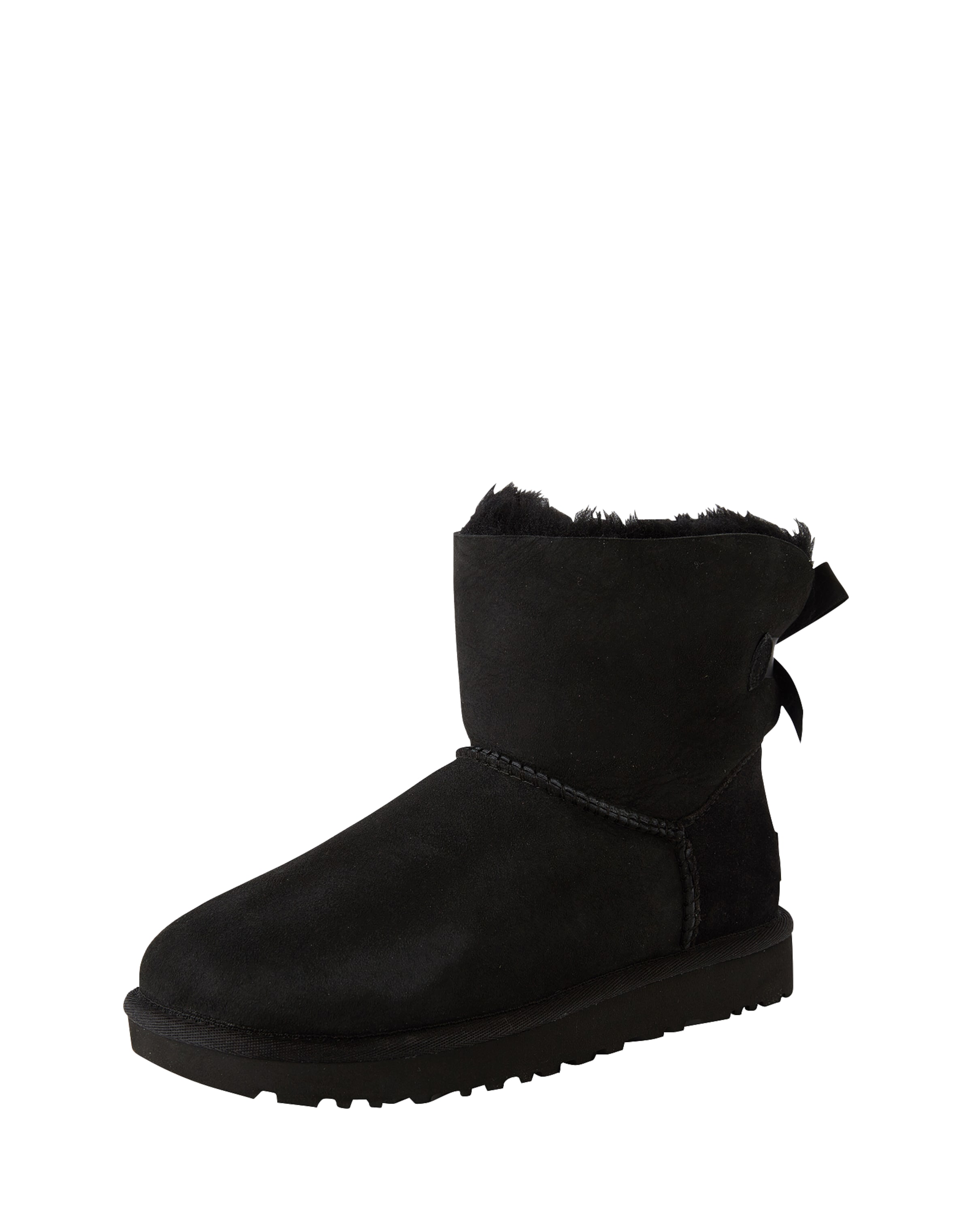 Boots da neve 'Bailey Bow II' di UGG in nero: frontale