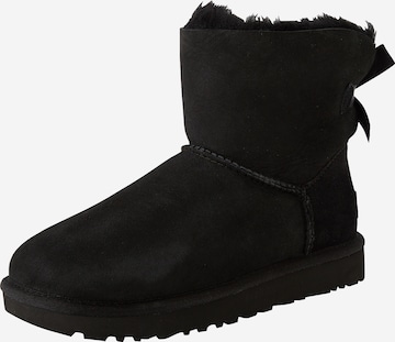 UGG حذاء للثلج 'Bailey Bow II' بلون أسود: الأمام