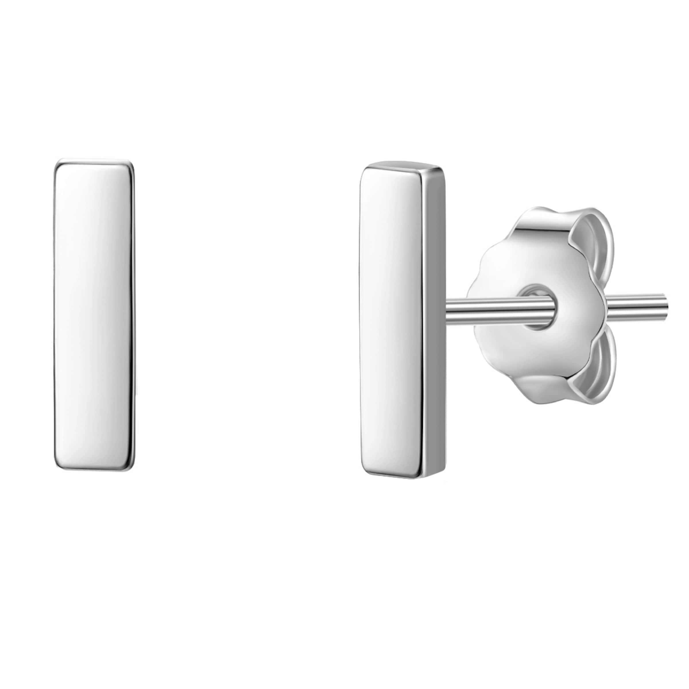 Boucles d'oreilles Glanzstücke München en argent : devant