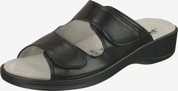 Natural Feet Pantolette 'Leonie' in Schwarz: predná strana