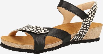 THINK! Sandals in Black: front