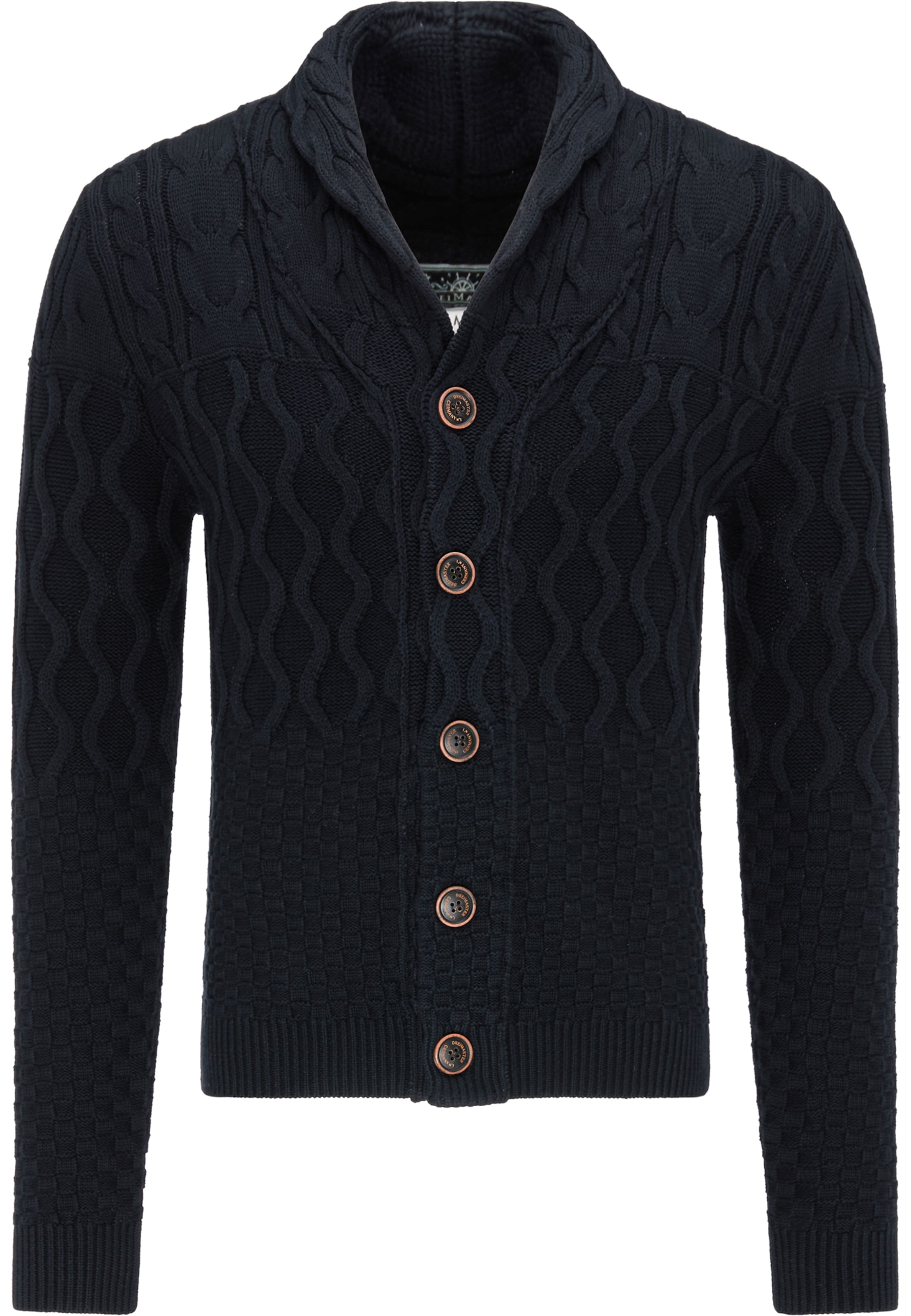 DREIMASTER - Gebreid vest in de kleur Blauw