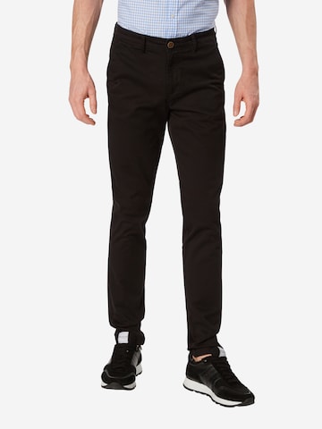 JACK & JONES Liibuv Chino-püksid 'Marco Bowie', värv must: eest vaates