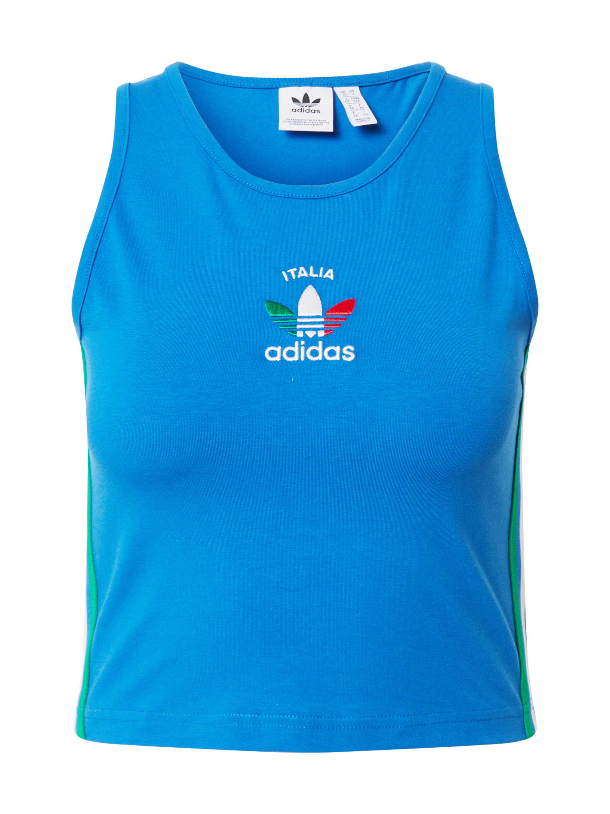 ADIDAS ORIGINALS Topp, värv sinine: eest vaates