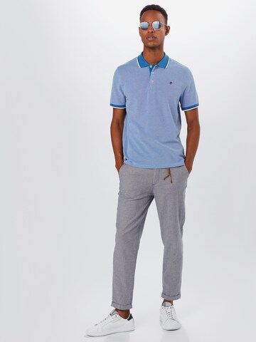 mėlyna JACK & JONES Standartinis modelis Marškinėliai 'Bluwin'