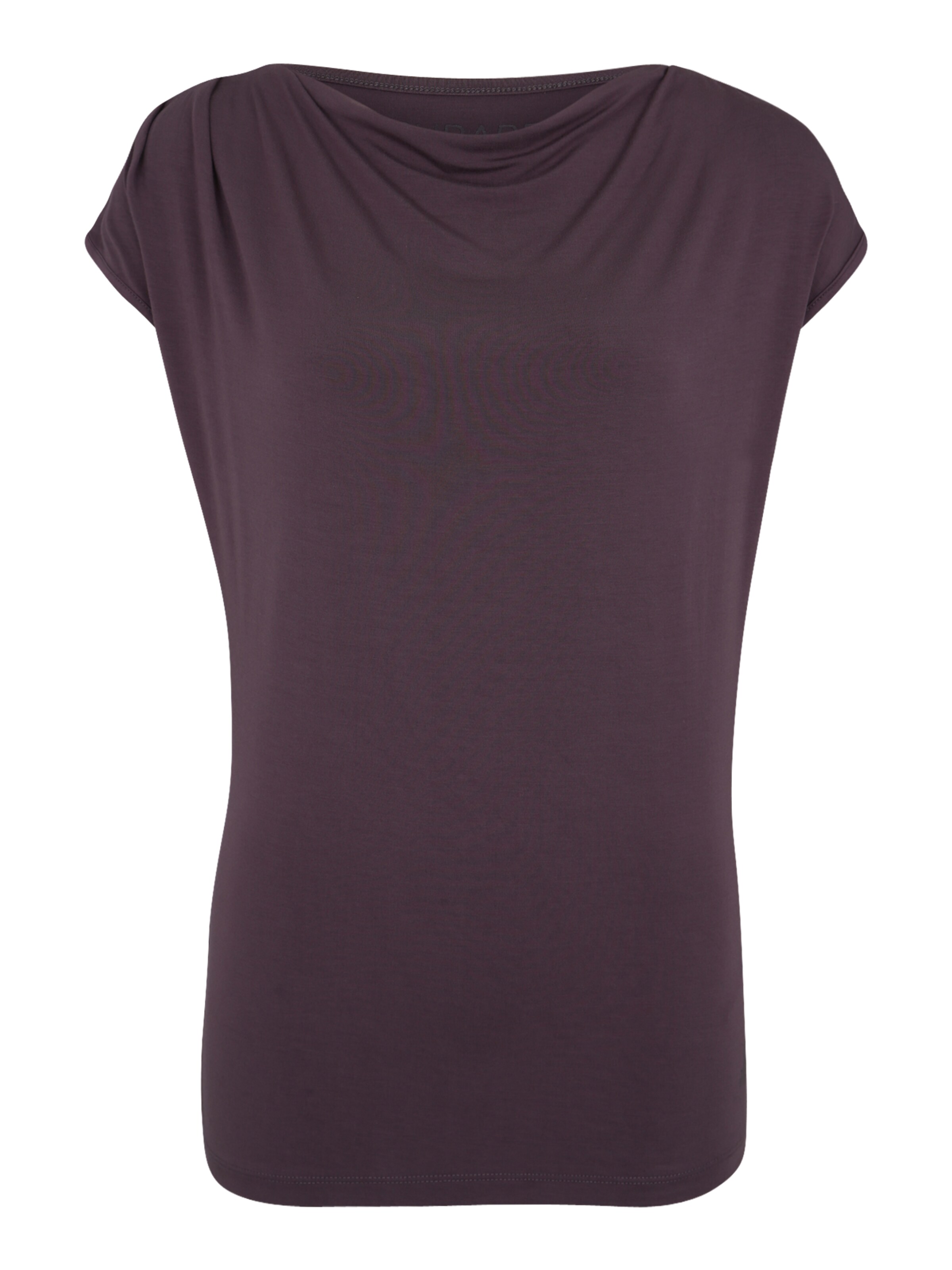 CURARE Yogawear - Functioneel shirt in de kleur Aubergine