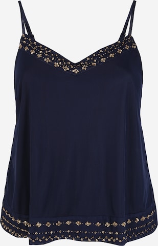 ABOUT YOU Curvy Top 'Rafaela' in Blue: front