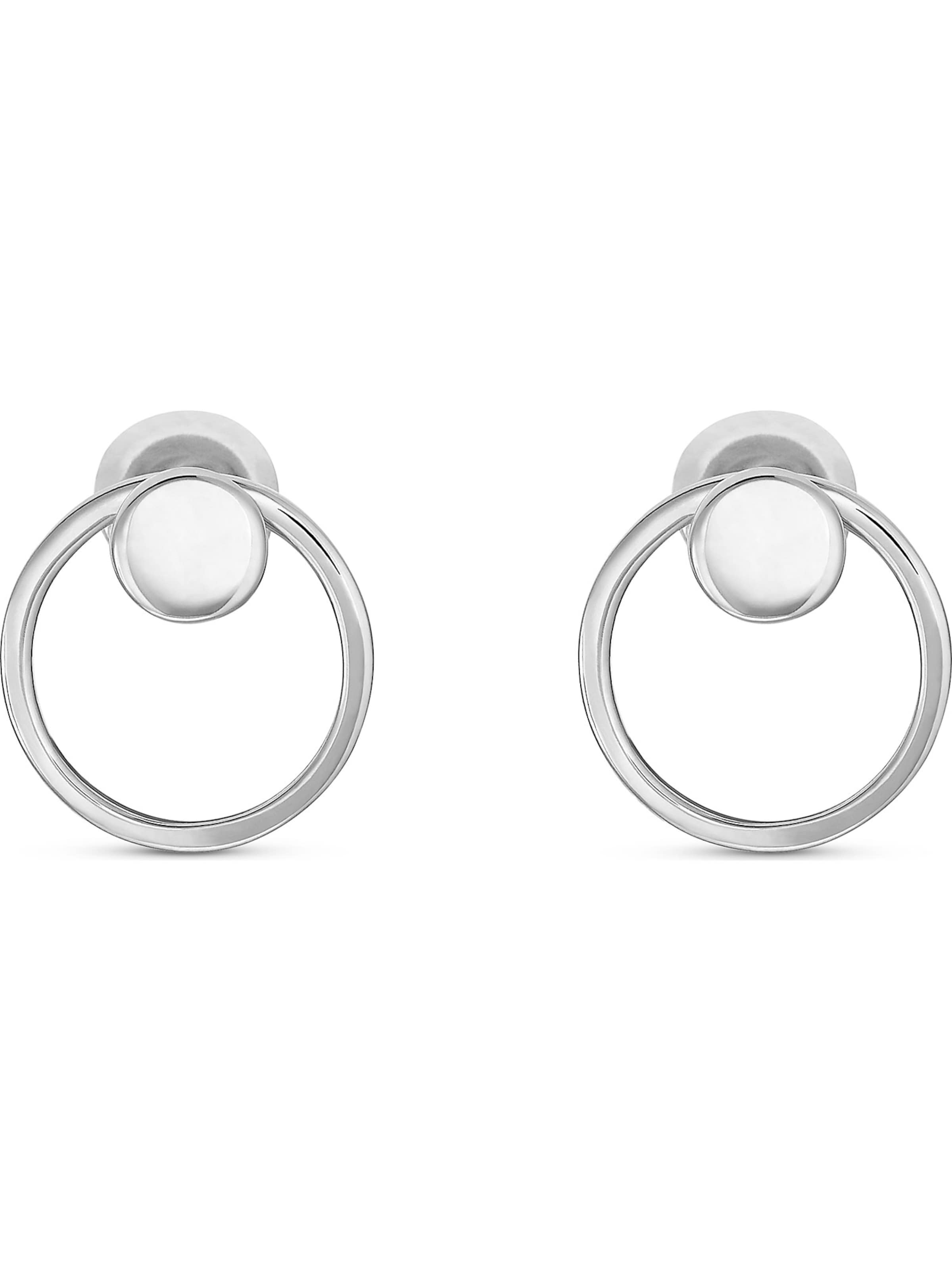 CHRIST Ohrstecker in Silber: Vorderseite