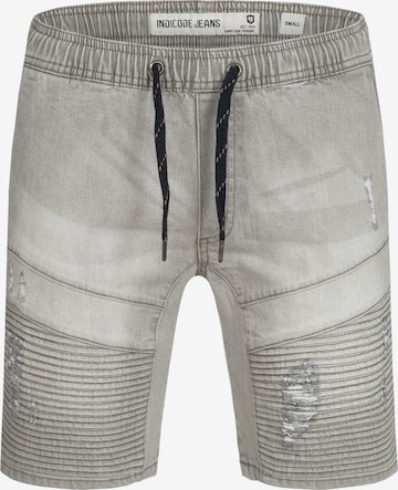 Jean 'Ernest' INDICODE JEANS en gris : devant