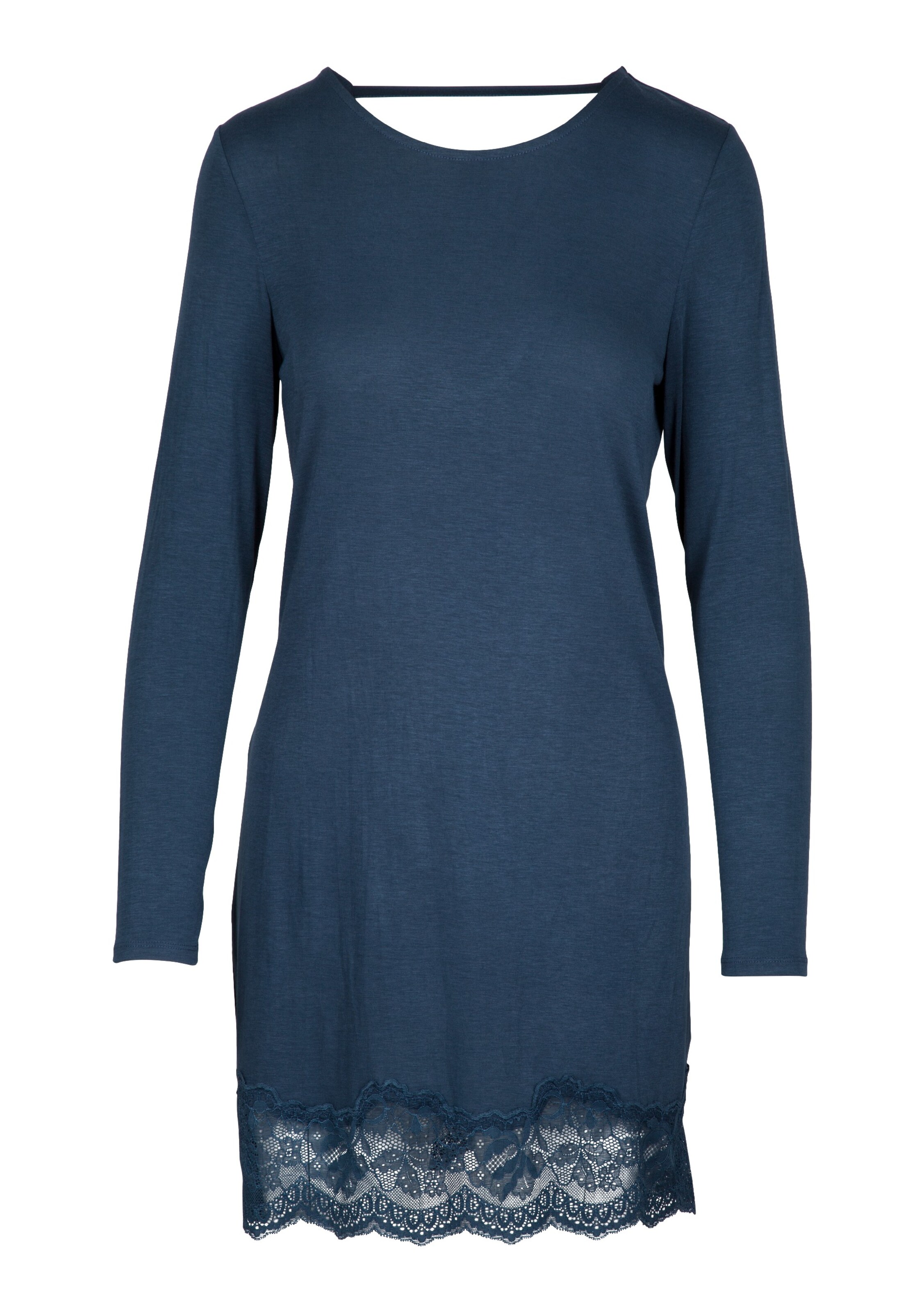 LingaDore - Nachthemd 'FOLK' in de kleur Blauw